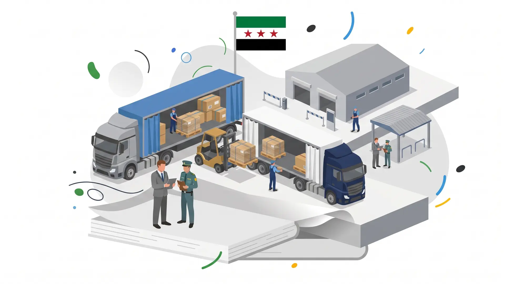 هماهنگی مرزی و تحویل محموله SYIRCO در سوریه