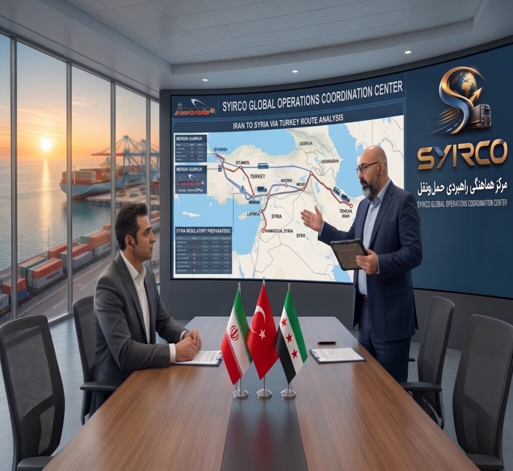 بررسی و تحلیل مسیر حمل توسط تیم SYIRCO