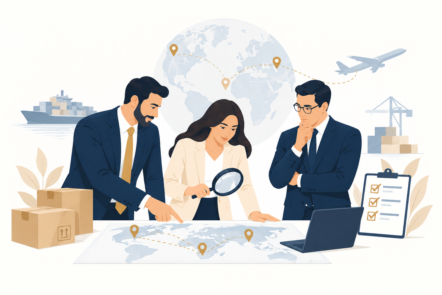 برنامهریزی لجستیکی و مسیرهای جهانی